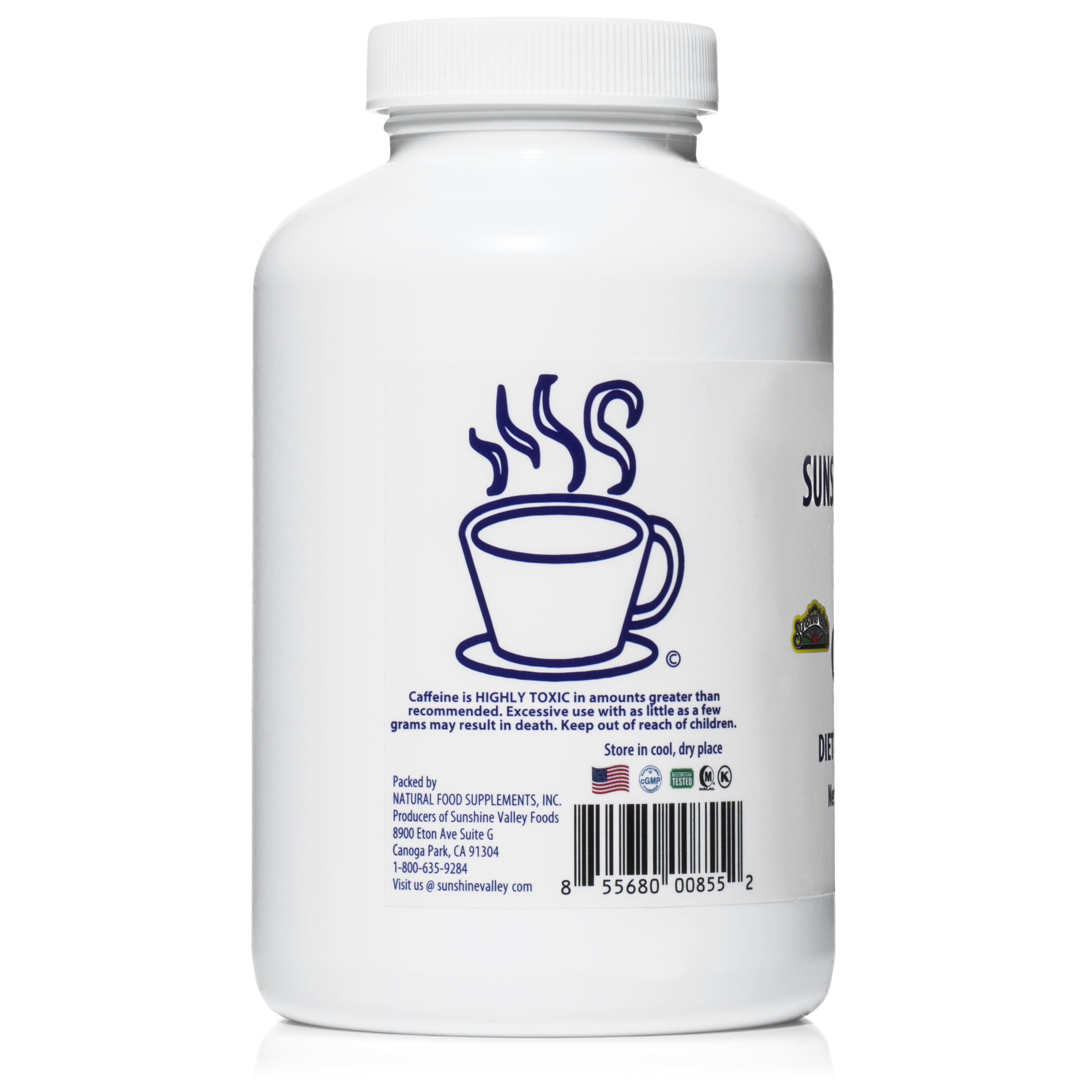 Sunshine Valley® Super Caffeine Dietary Supplement Powder - 8oz - Sunshine Valley®