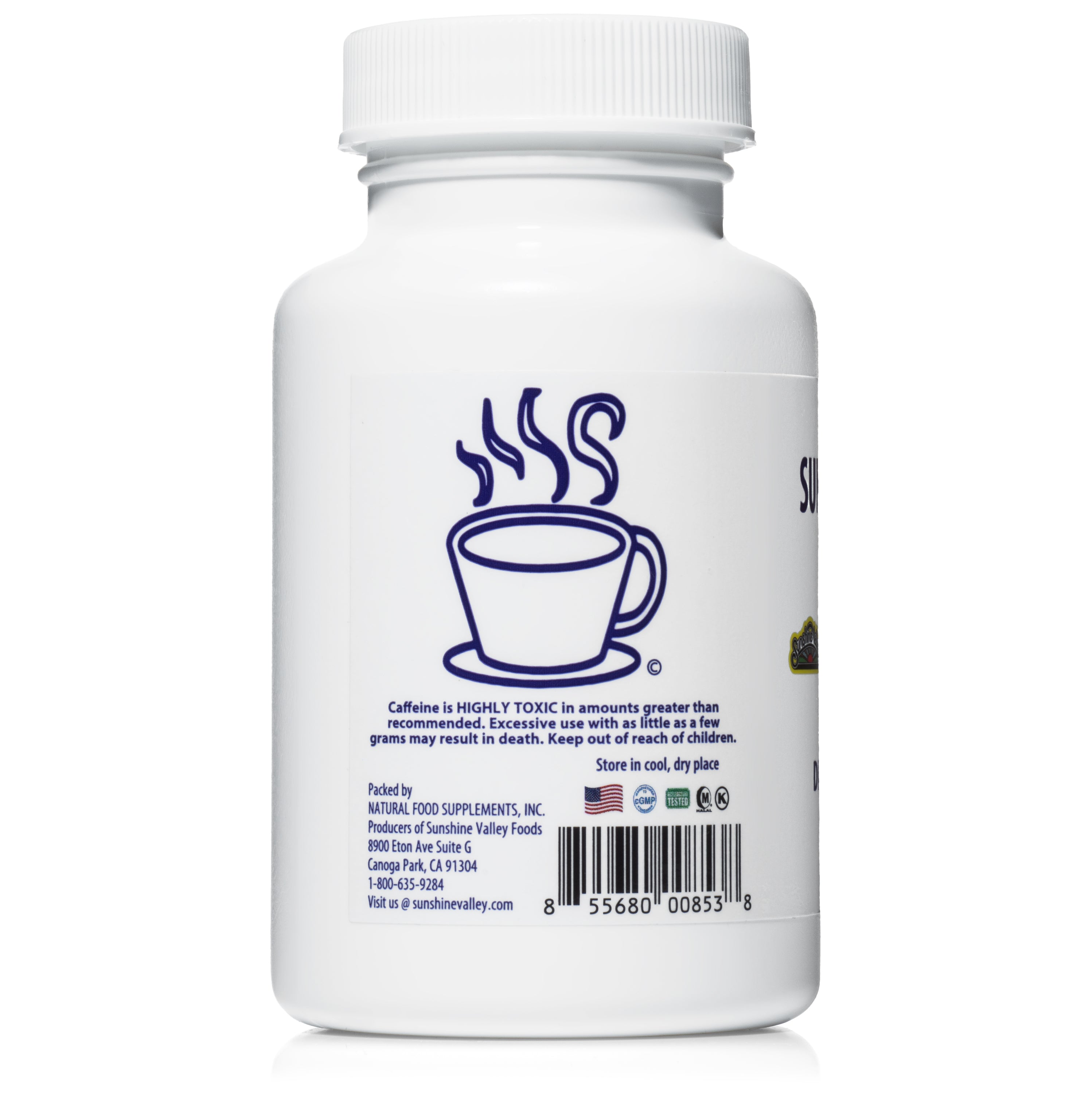 Sunshine Valley® Super Caffeine Dietary Supplement Powder - 2oz - Sunshine Valley®