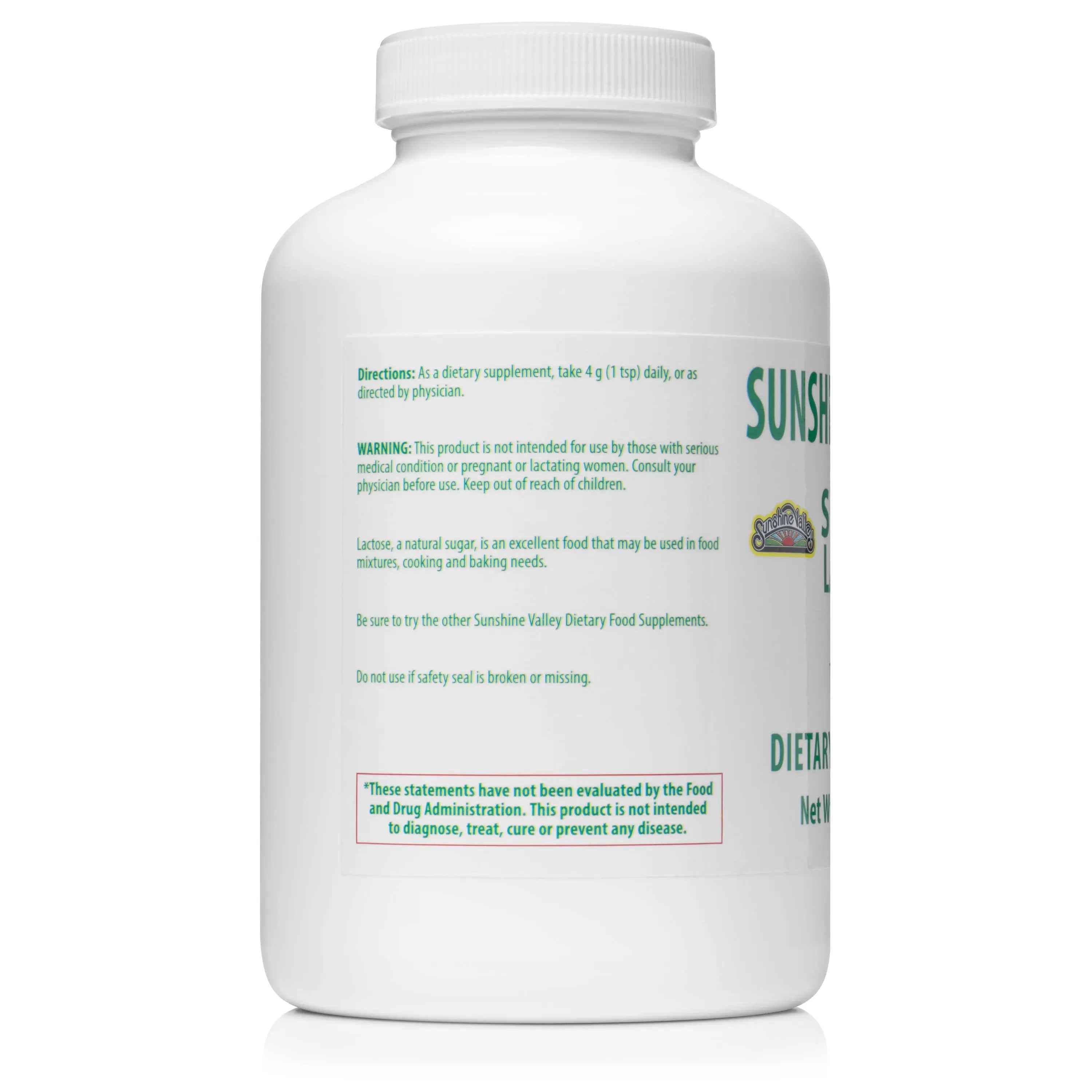 Sunshine Valley® Super Lactose 6270 Dietary Supplement Powder Eight Ounces