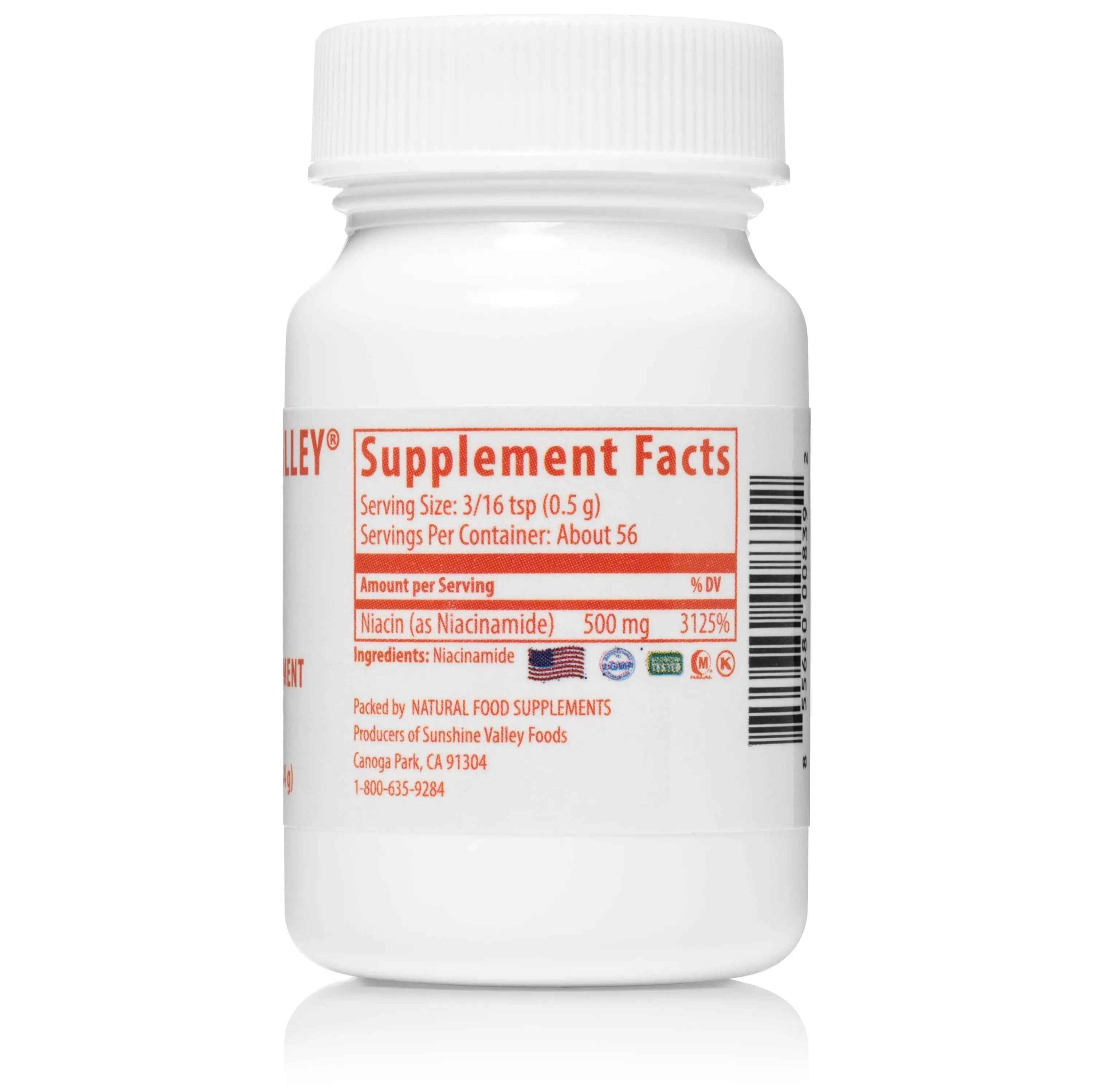 Sunshine Valley® Super Niacinamide Dietary Supplement Powder One Ounce