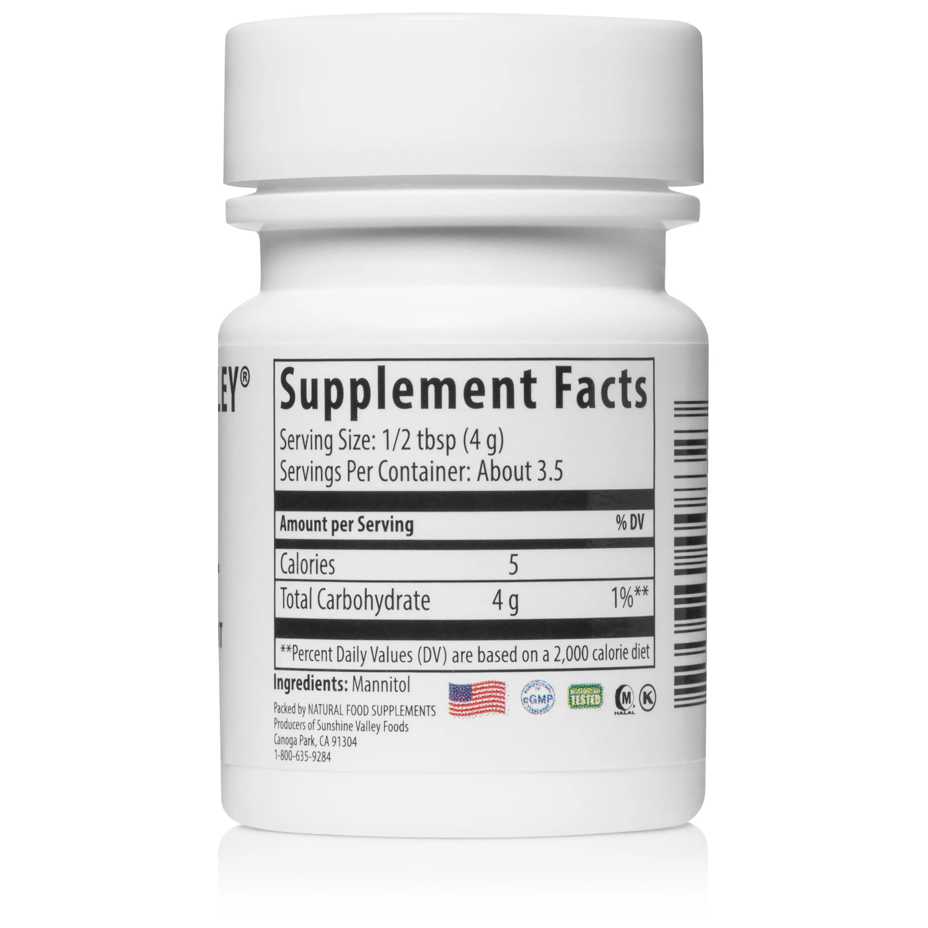 Super Mannitol Powder – Dietary Supplement – 1/2 oz Sunshine Valley