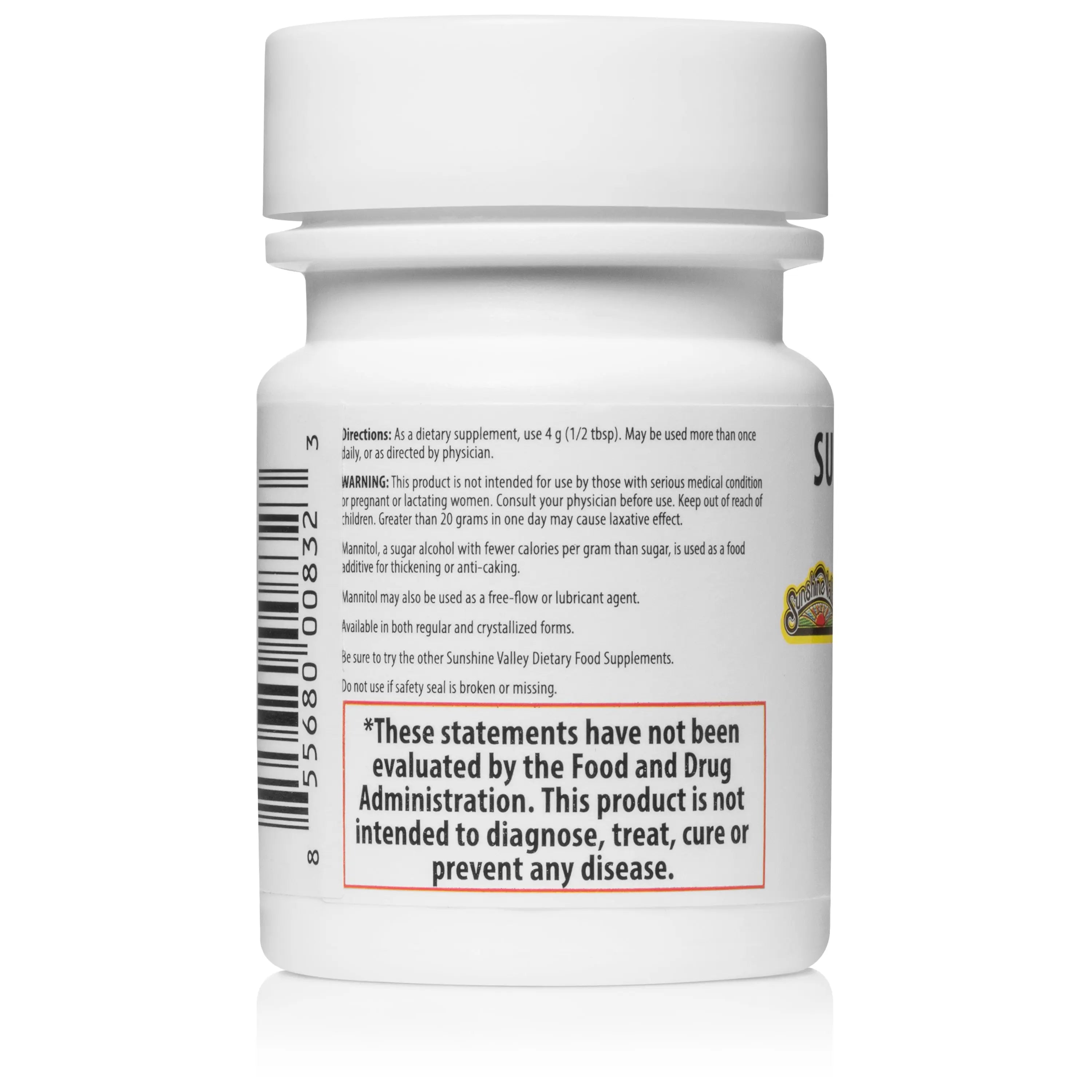 Super Mannitol Powder – Dietary Supplement – 1/2 oz Sunshine Valley