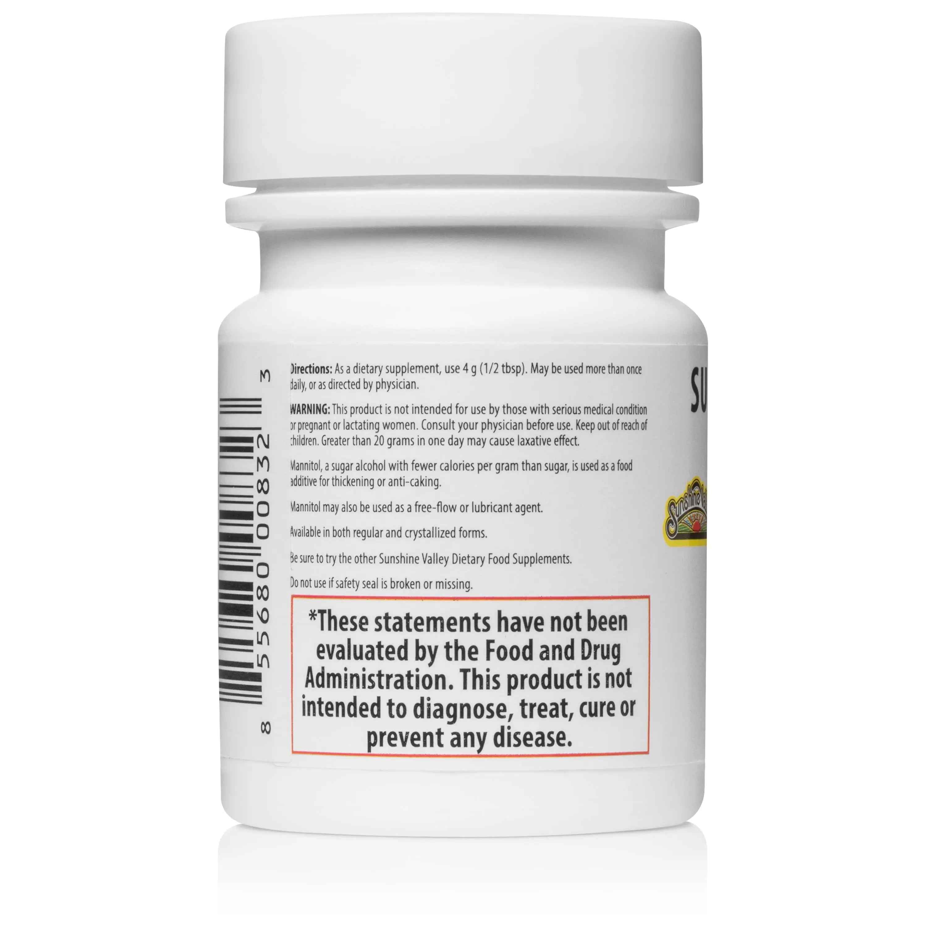 Sunshine Valley® Super Mannitol Dietary Supplement Powder One Half Ounce