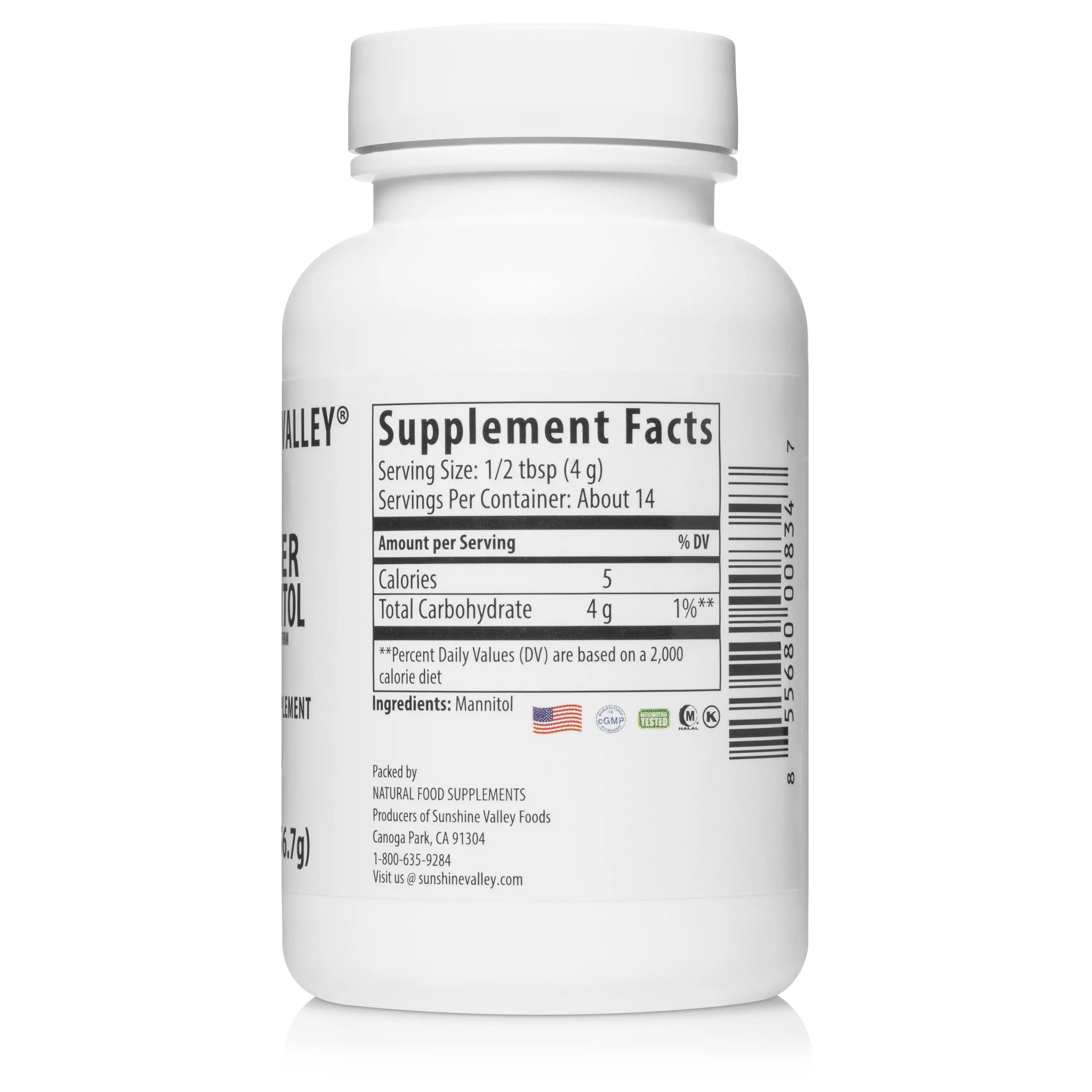 Super Mannitol Powder – Dietary Supplement – 2 oz Sunshine Valley