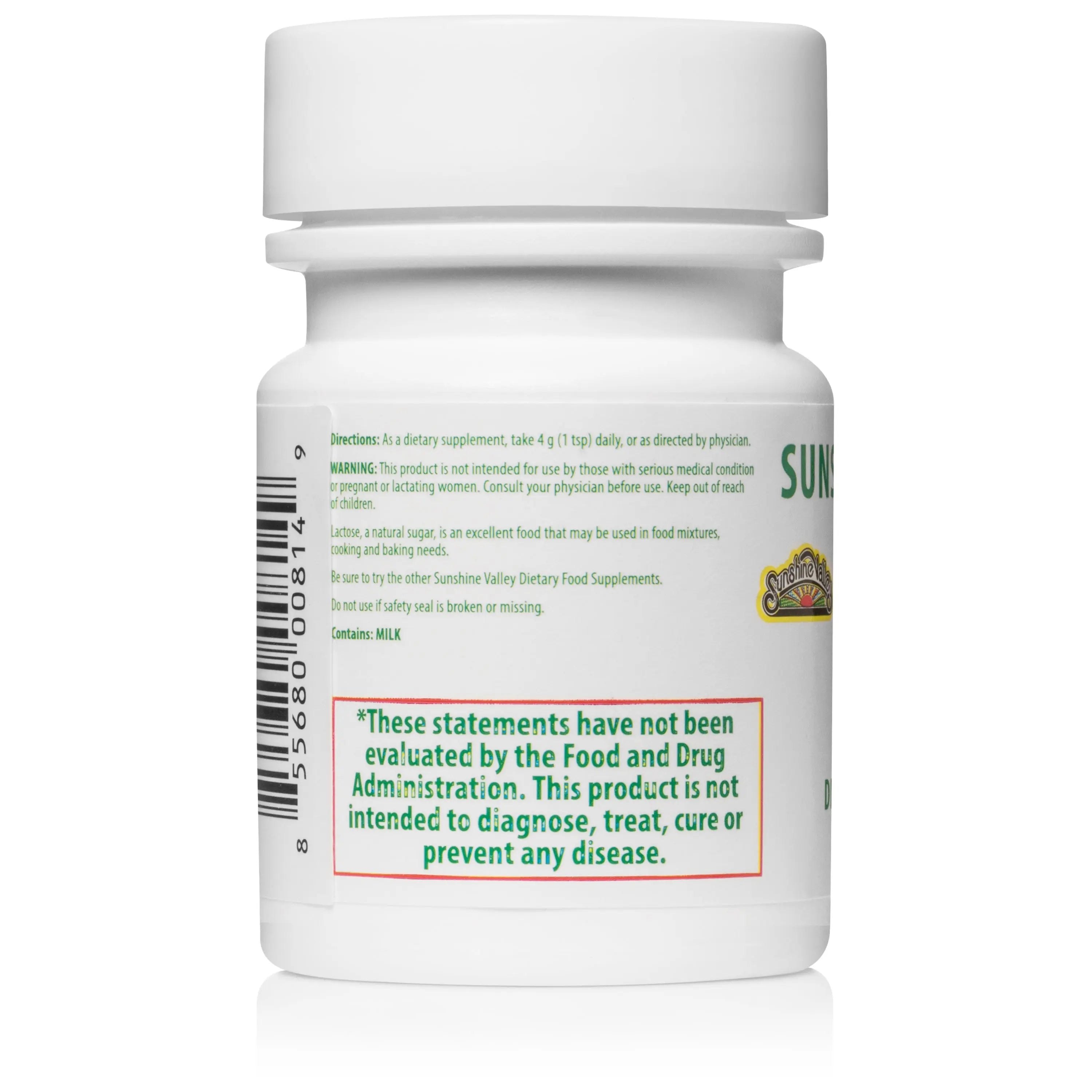 Super Lactose 6270 Dietary Supplement Powder – 1/2 oz Sunshine Valley