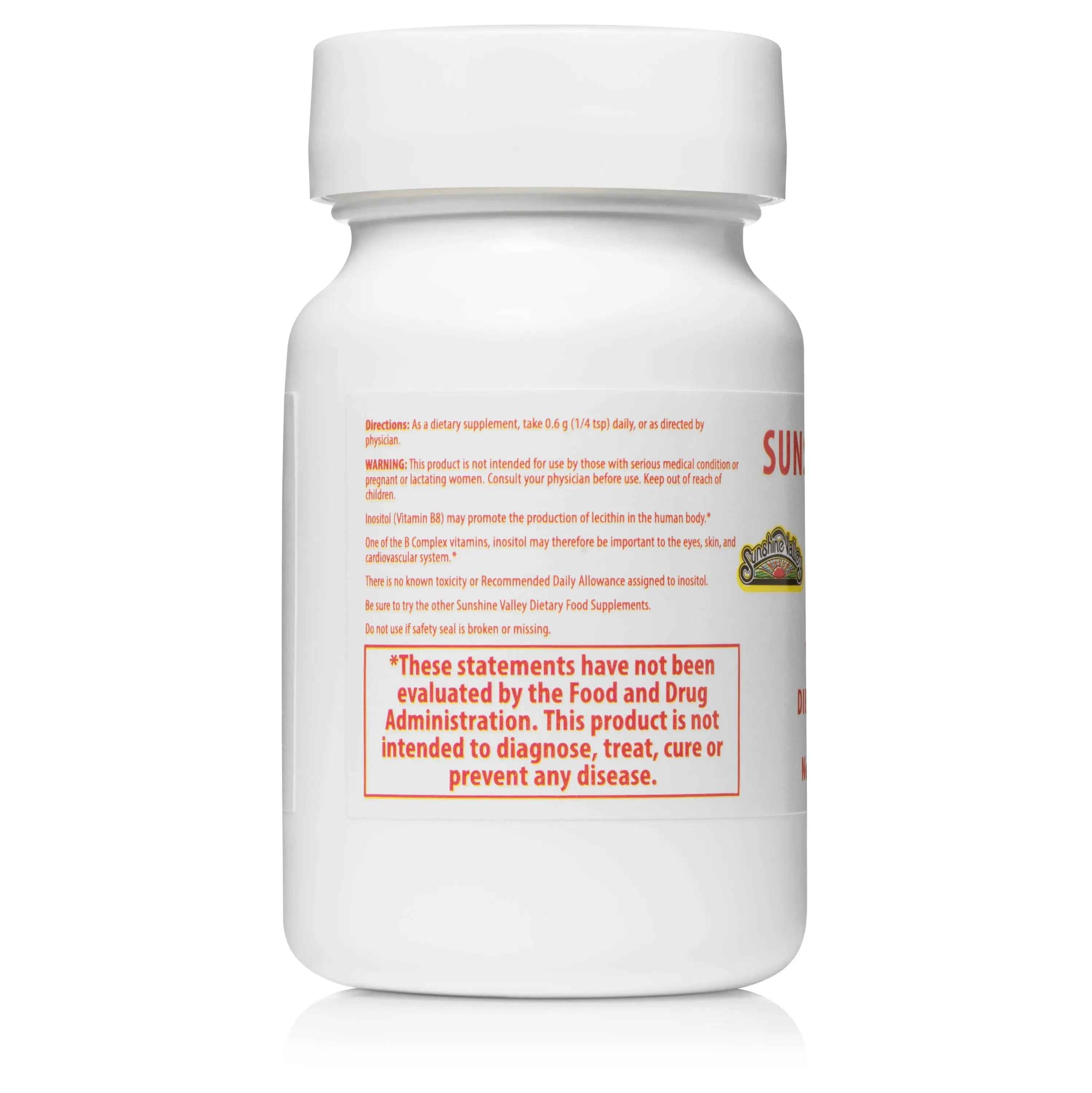 Sunshine Valley® Super Inositol Dietary Supplement Powder One Ounce