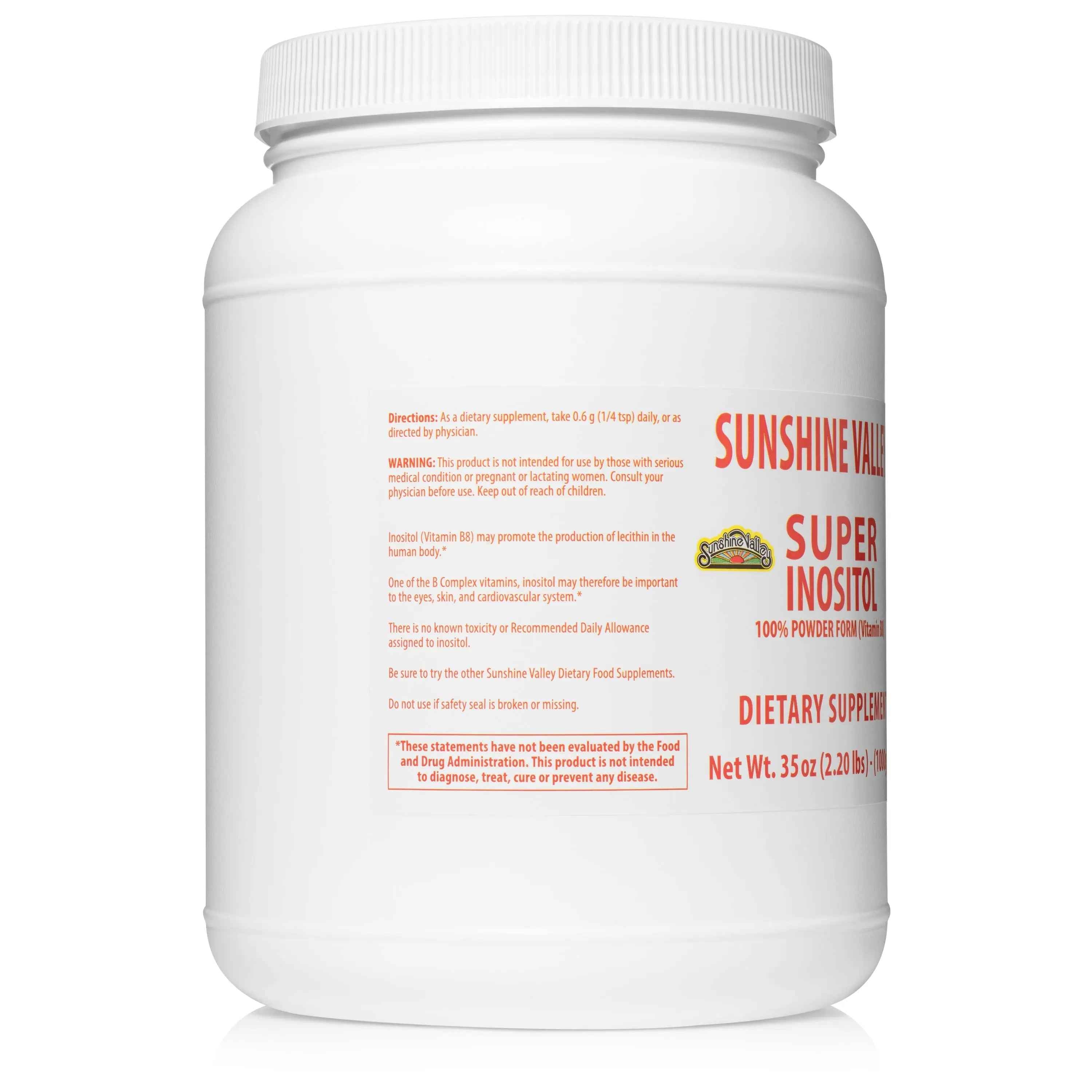 Sunshine Valley® Super Inositol Dietary Supplement Powder Thirty Five Ounces