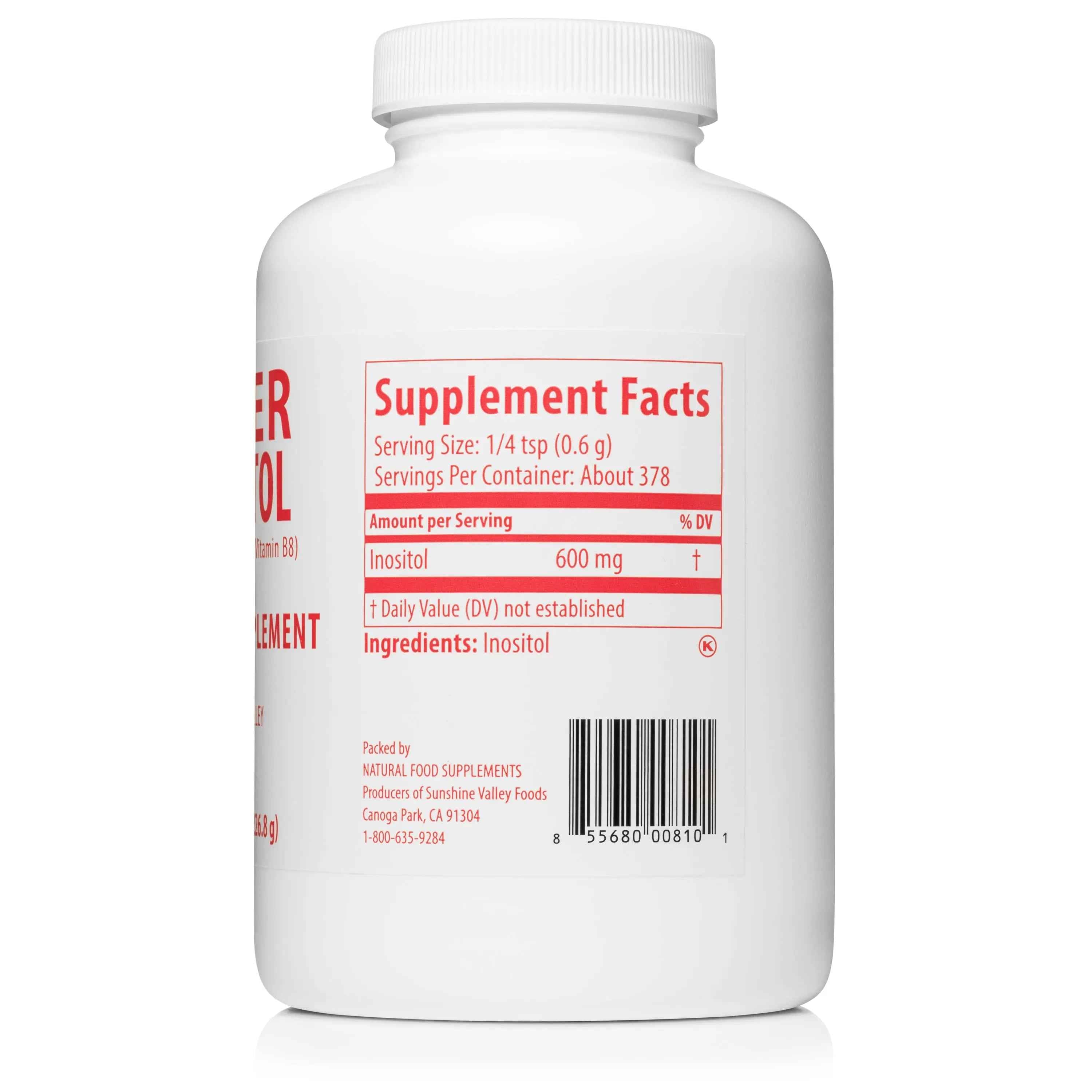 Sunshine Valley® Super Inositol Dietary Supplement Powder Eight Ounces