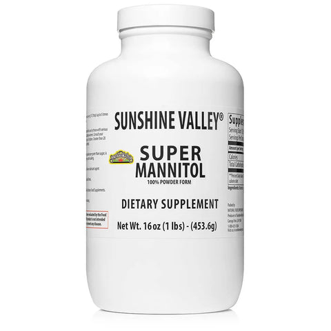 Super Mannitol Powder – Dietary Supplement – 16 oz