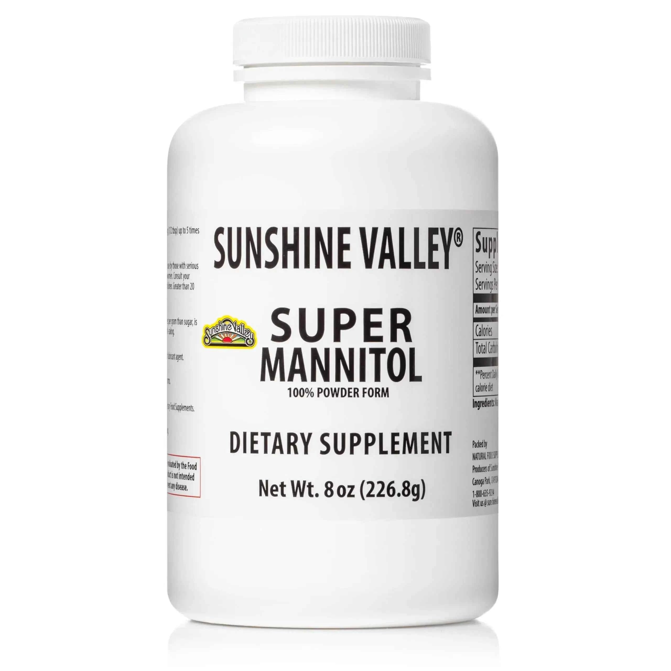 Sunshine Valley® Super Mannitol Dietary Supplement Powder Eight Ounces