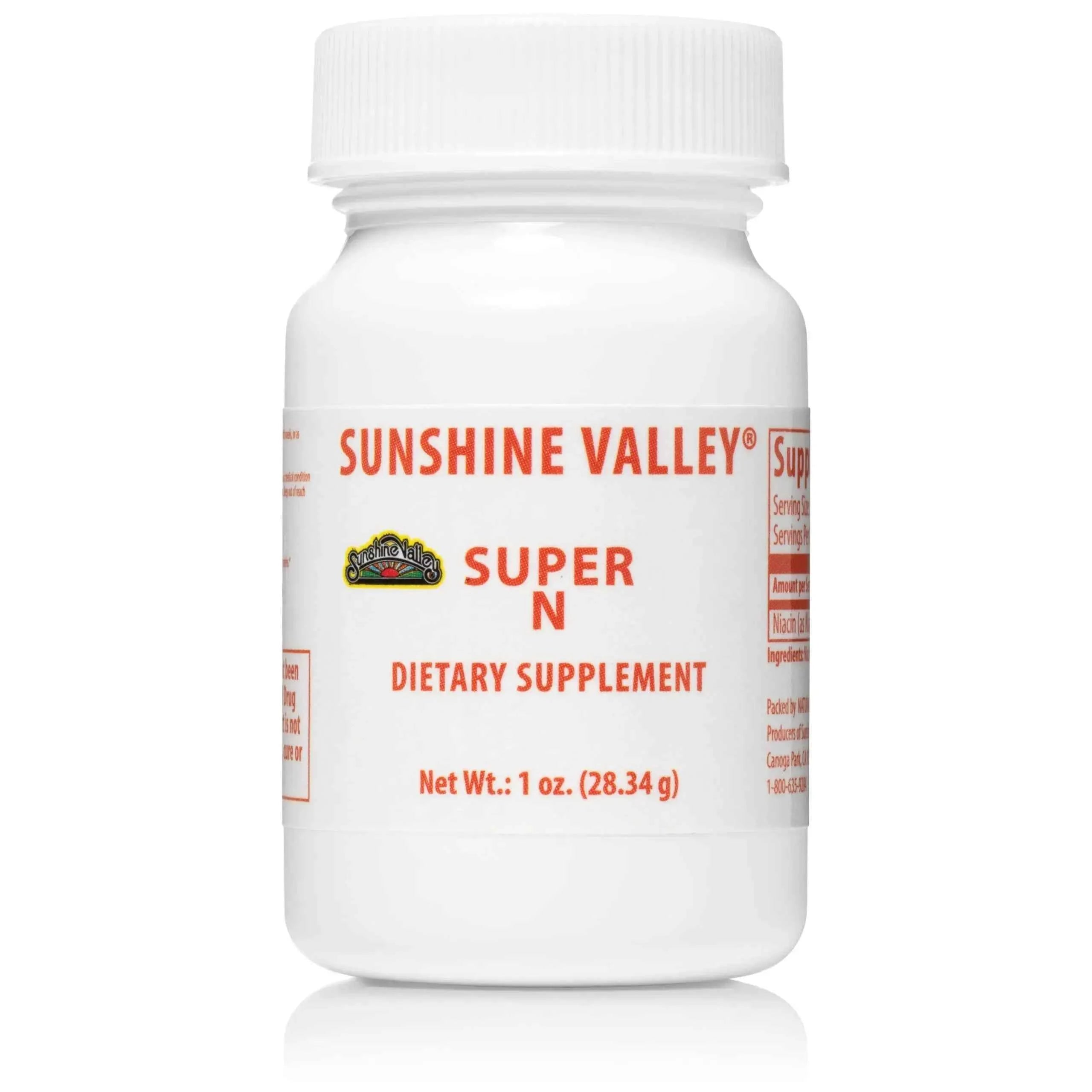 Sunshine Valley® Super Niacinamide Dietary Supplement Powder One Ounce