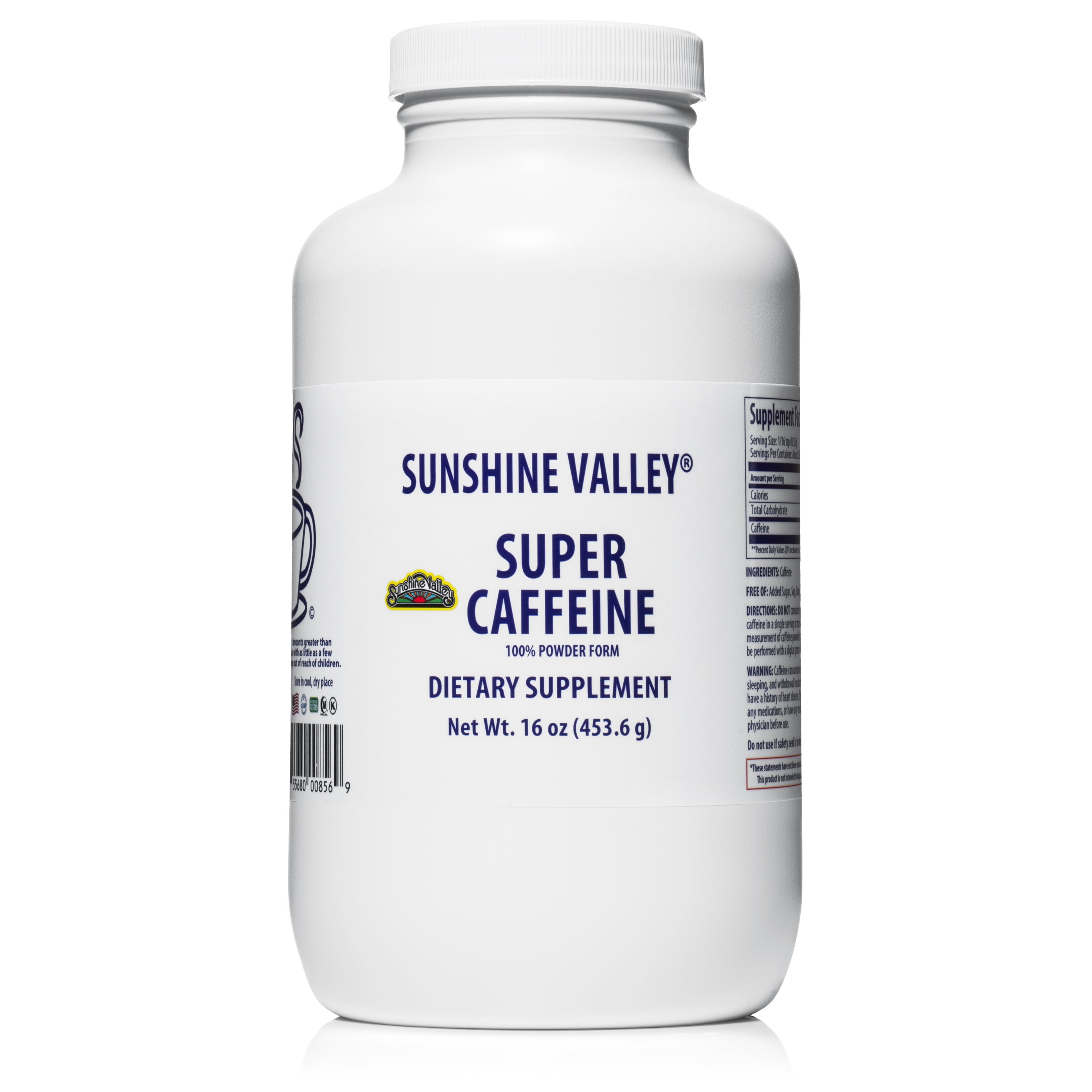 Sunshine Valley® Super Caffeine Dietary Supplement Powder - 16oz - Sunshine Valley®