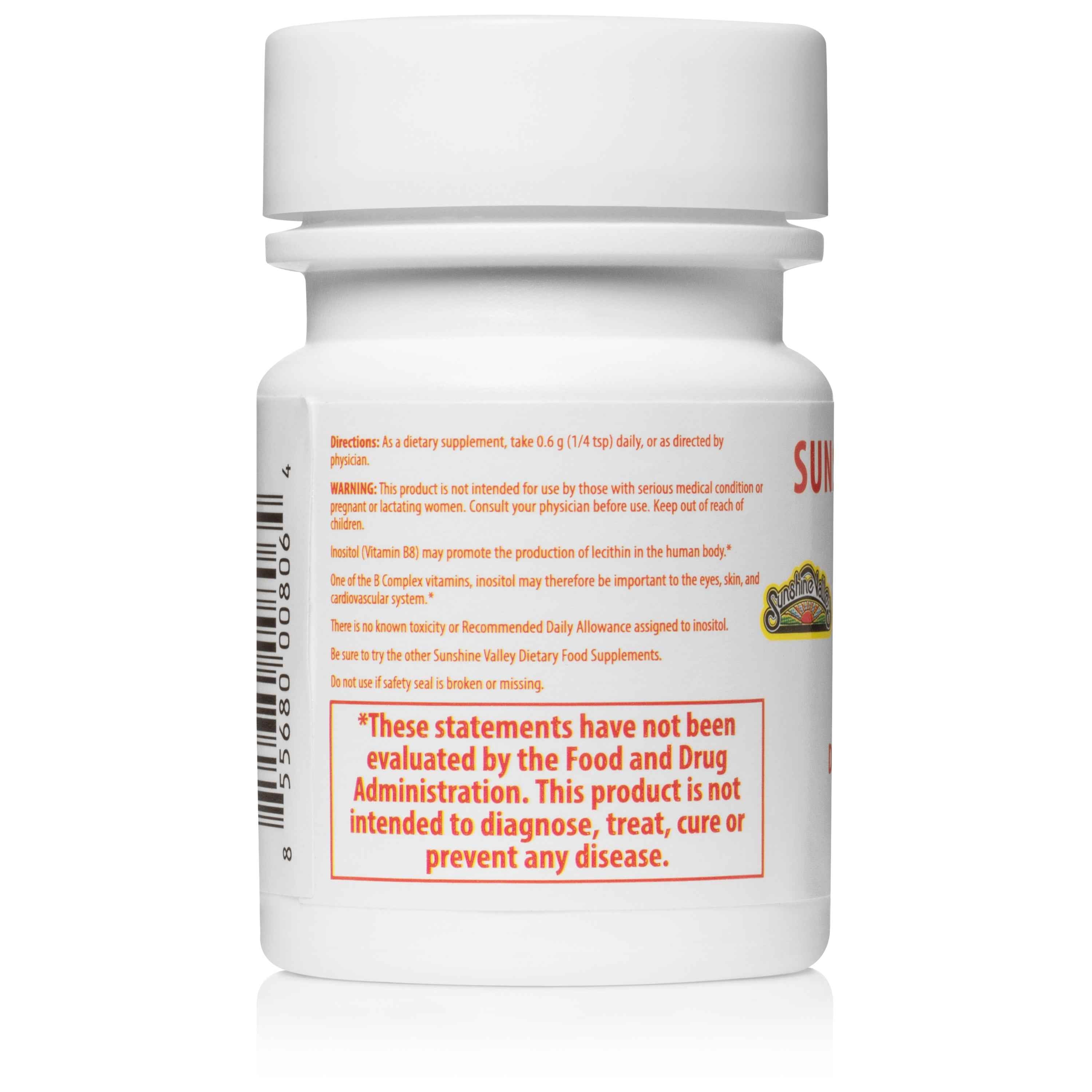 Sunshine Valley® Super Inositol Dietary Supplement Powder One Half Ounce