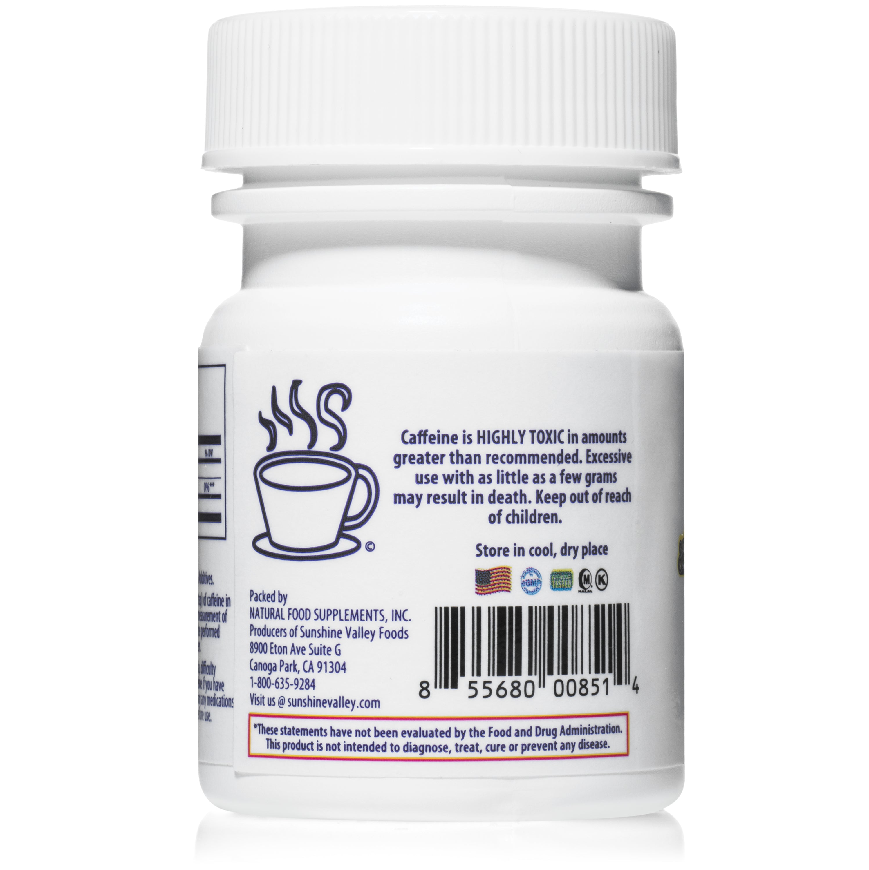 Sunshine Valley® Super Caffeine Dietary Supplement Powder -  0.5 oz - Sunshine Valley®