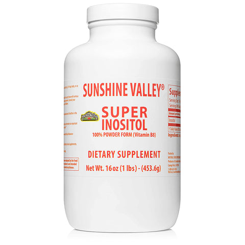 Super Inositol: Enhance Your Wellbeing with Vitamin B8 Powder (16oz)