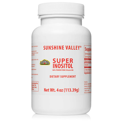 Super Inositol Powder with Vitamin B8 (4oz) - Dietary Supplement