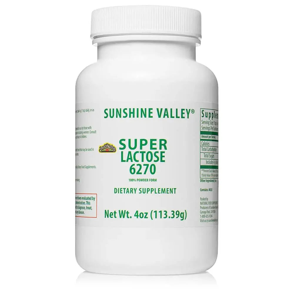 Super Lactose 6270 Dietary Supplement Powder – 4 oz Sunshine Valley