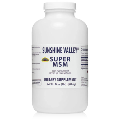 Super MSM Dietary Supplement Powder – Methylsulfonylmethane – 16oz