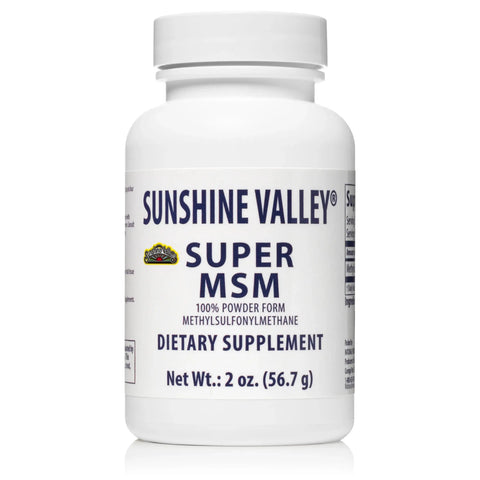 Super MSM Dietary Supplement Powder – Methylsulfonylmethane – 2 oz