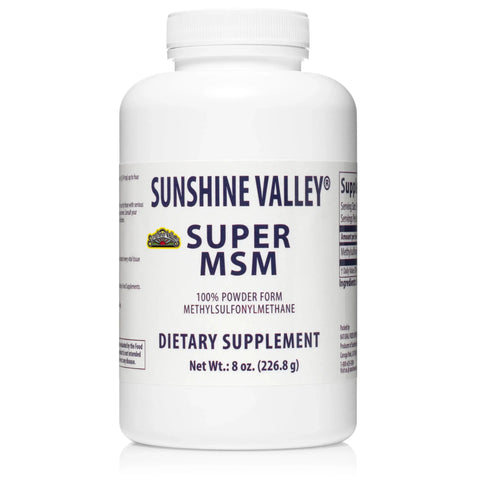 Super MSM Dietary Supplement Powder – Methylsulfonylmethane – 8 oz