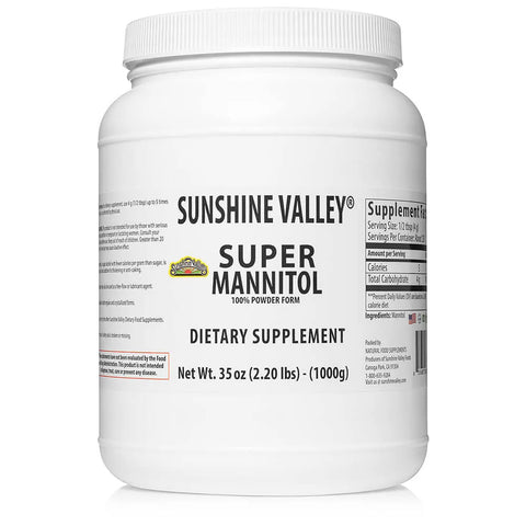 Super Mannitol Powder – Dietary Supplement – 35 oz. (1KILO)
