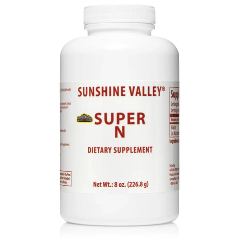 Super N Dietary Supplement Powder – Niacinamide (Vitamin B3) – 8oz