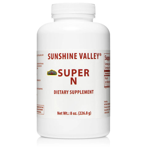 Super N Dietary Supplement Powder – Niacinamide (Vitamin B3) – 8oz